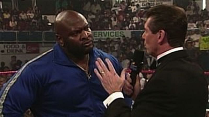 Ahmed Johnson reportedly had a falling out with Vince McMahon in 1998